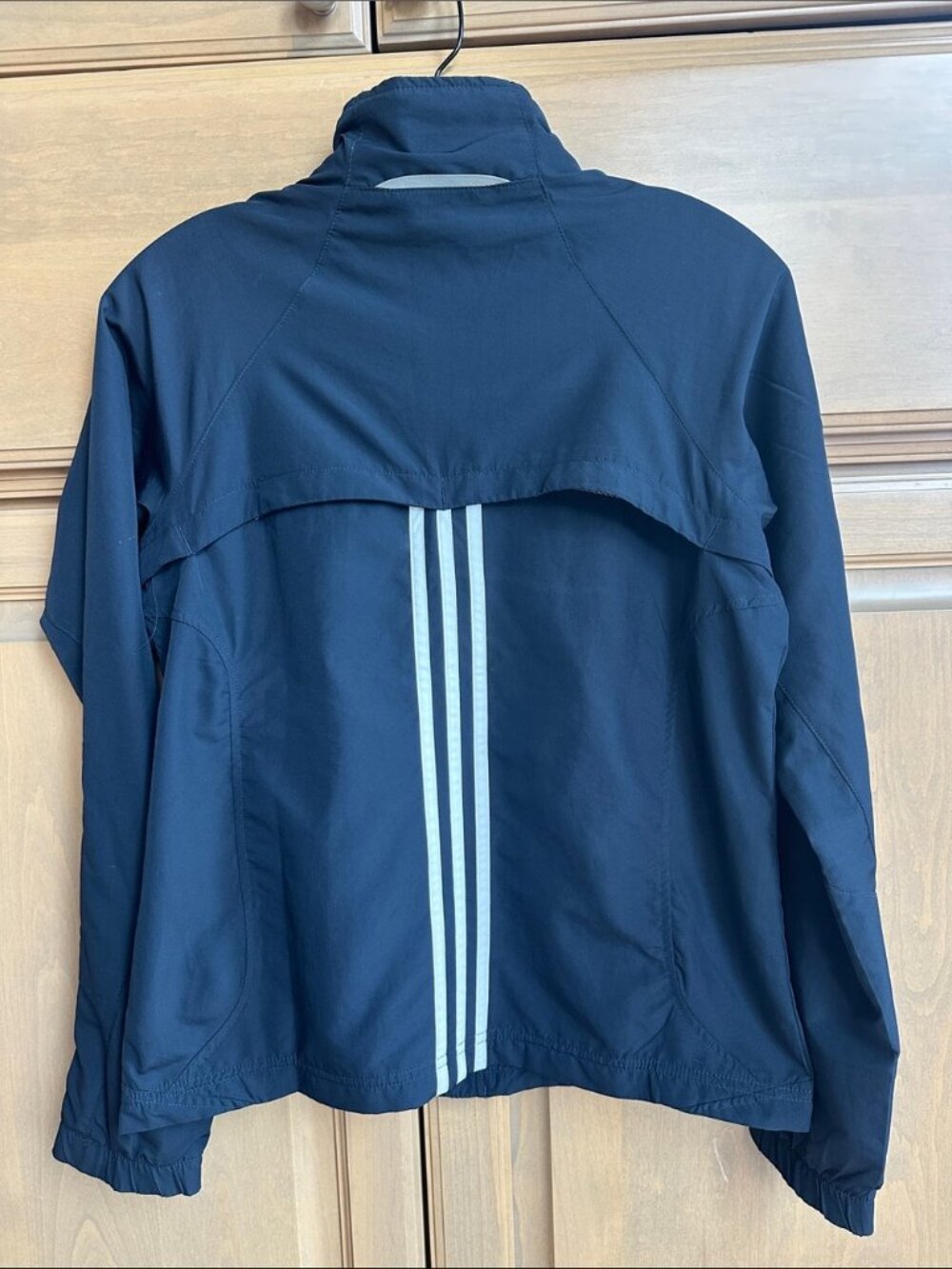 New vintage Adidas 90's Y2K zip up vent back athletic windbreaker track jacket